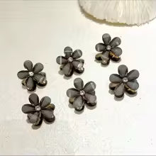 Kids Women Girls Flower Shaped Hair Grab Clips