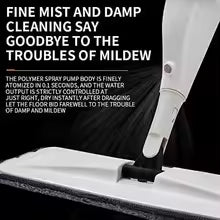 Dry Cleaning Microfiber Pads Rotating Spray Mop Broom