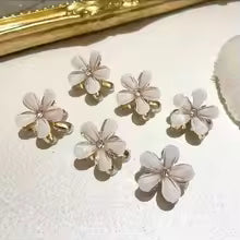 Kids Women Girls Flower Shaped Hair Grab Clips