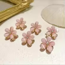 Kids Women Girls Flower Shaped Hair Grab Clips