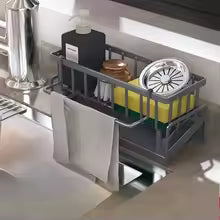 Drill-Free Sink Organizer Multi-Use